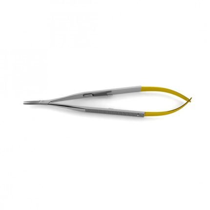 Needle Holder - Tungsten Carbide, Flat Handle