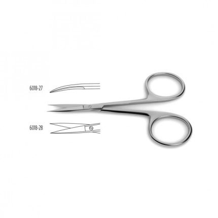 Iris Scissors - Delicate Blades, Large Finger Rings